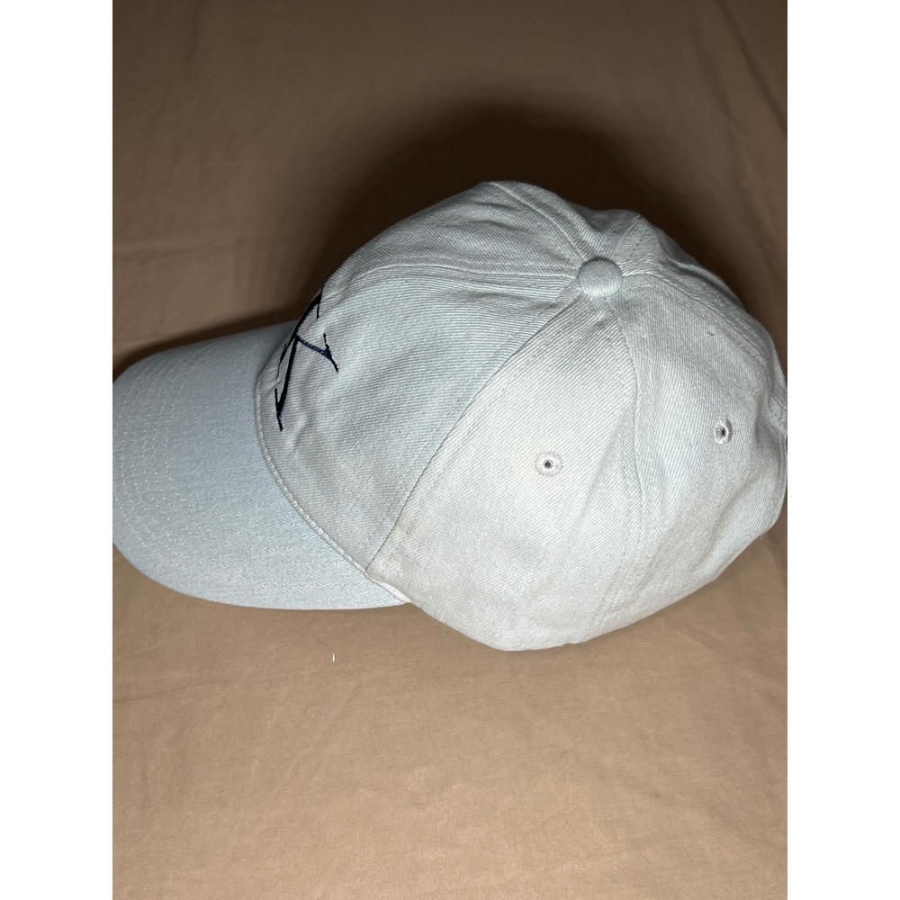 Calvin Klein Jeans Hat Baseball Cap CK Logo Light Blue Casual - Picture 4 of 7